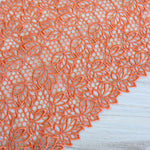 Load image into Gallery viewer, Rust Orange 7.5" Wide Venice Lace
