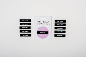 "ME MADE" Woven Labels | Pack of 10 | Kylie And The Machine