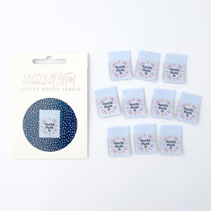 "AUNTIE MADE IT" Woven Labels | Pack of 10 | Kylie And The Machine
