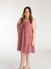 Load image into Gallery viewer, Marcel Dress | Chalk + Notch Patterns