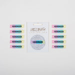 Load image into Gallery viewer, &quot;RAINBOW HANDMADE&quot; Woven Labels | Pack of 10 | Kylie And The Machine
