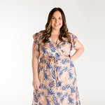 Load image into Gallery viewer, Orchid Midi Dress | Chalk + Notch Patterns
