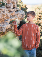 Load image into Gallery viewer, Trail French Terry | Aragon Brown | See You At Six | By The Half Yard