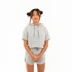 Load image into Gallery viewer, Glacier Gray French Terry | See You At Six | By The Half Yard
