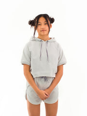 Load image into Gallery viewer, Glacier Gray French Terry | See You At Six | By The Half Yard