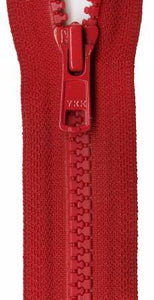 6" YKK Mini Vislon Separating Zipper