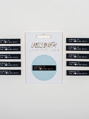 Load image into Gallery viewer, &quot;SEWING IS THE F❤️CKING BEST&quot; Woven Labels | Pack of 10 | Kylie And The Machine
