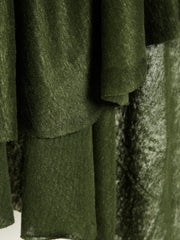 Load image into Gallery viewer, Green Khaki Fine Linen Knit | Mind The Maker | By The Half Yard