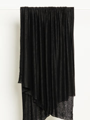 Load image into Gallery viewer, Black Fine Linen Knit | Mind The Maker | By The Half Yard