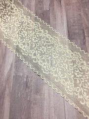 Load image into Gallery viewer, Beige 6.75&quot; Wide Stretch Lace
