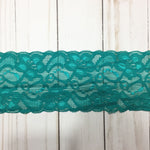 Load image into Gallery viewer, Turquoise 3.25&quot; Wide Stretch Lace
