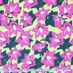 Load image into Gallery viewer, Pink &amp; Green Floral Nylon Spandex
