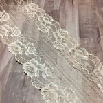 Load image into Gallery viewer, Light Peach 7.5" Wide Stretch Lace
