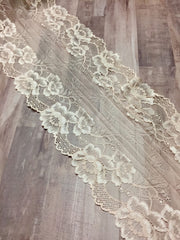 Load image into Gallery viewer, Light Peach 7.5&quot; Wide Stretch Lace
