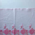 Load image into Gallery viewer, Pink 10" Wide Embroidered Lace Trim
