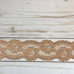 Load image into Gallery viewer, Toffee 2.25" Wide Stretch Lace

