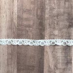 Load image into Gallery viewer, Powder Blue .5" Wide Stretch Lace
