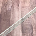 Load image into Gallery viewer, Light Green 1" Wide Stretch Lace
