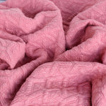 Load image into Gallery viewer, Irish Rose Interwoven Squares Quilted Knit | By The Half Yard
