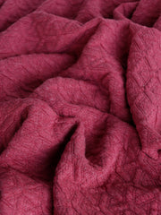 Load image into Gallery viewer, Wild Currant Interwoven Squares Quilted Knit | By The Half Yard