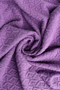 Clematis Interwoven Squares Quilted Knit | By The Half Yard