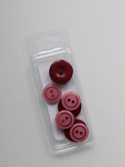 Load image into Gallery viewer, Burgundy | 5/8&quot; &amp; 3/4&quot; Snack Packs | Just Another Button Company
