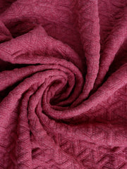Load image into Gallery viewer, Wild Currant Interwoven Squares Quilted Knit | By The Half Yard