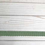 Load image into Gallery viewer, Olive 1" Wide Stretch Lace
