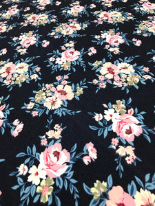 Claire Floral on Navy Liverpool