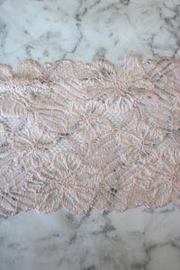 Ballet Pink 7.5" Wide Stretch Lace