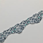 Load image into Gallery viewer, Mint Cheetah 1.5" Wide Stretch Lace
