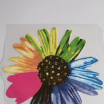 Load image into Gallery viewer, Rainbow Daisy Heat Transfer, Iron-On
