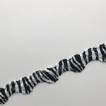 Load image into Gallery viewer, Zebra Stripe 1&quot; Wide Stretch Lace
