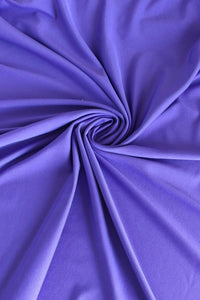 Blue Violet Brushed Athletic Poly/Spandex