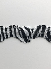 Load image into Gallery viewer, Zebra Stripe 1&quot; Wide Stretch Lace
