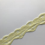 Load image into Gallery viewer, Light Yellow 2" Wide Stretch Lace
