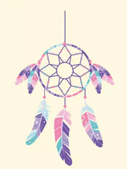 Load image into Gallery viewer, Hanging Dreamcatcher Heat Transfer, Iron-On
