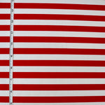 Load image into Gallery viewer, Red &amp; White 1/2&quot; Stripe Nylon Spandex
