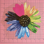 Load image into Gallery viewer, Rainbow Daisy Heat Transfer, Iron-On
