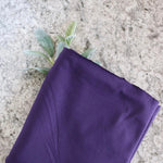 Load image into Gallery viewer, 1YD 17IN REMNANT; Dark Purple Brushed Athletic Poly/Spandex

