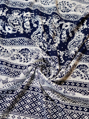 Load image into Gallery viewer, Wanderer Stripe Rayon Crepon