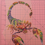 Load image into Gallery viewer, Scorpion Rainbow Heat Transfer, Iron-On
