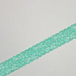 Load image into Gallery viewer, Mint 1.75" Wide Stretch Lace
