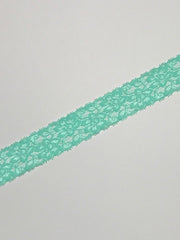 Load image into Gallery viewer, Mint 1.75&quot; Wide Stretch Lace
