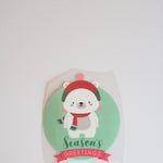 Load image into Gallery viewer, Polar Bear Greetings Heat Transfer, Iron-On
