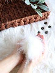 Load image into Gallery viewer, 4&quot; Faux Fur Pom-Pom
