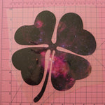 Load image into Gallery viewer, Galaxy Clover Heat Transfer, Iron-On
