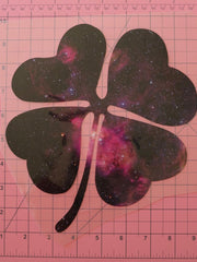 Load image into Gallery viewer, Galaxy Clover Heat Transfer, Iron-On