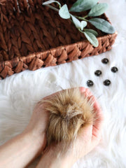 Load image into Gallery viewer, 4&quot; Faux Fur Pom-Pom
