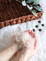 Load image into Gallery viewer, 4&quot; Faux Fur Pom-Pom

